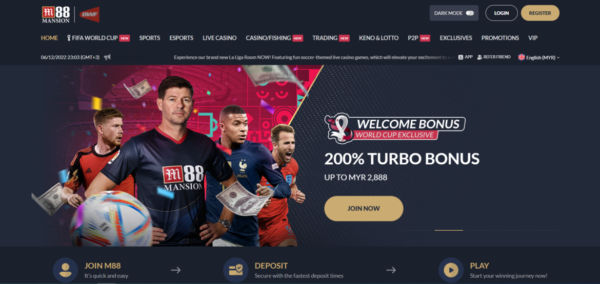 M88 - #9 betting site in Malaysia