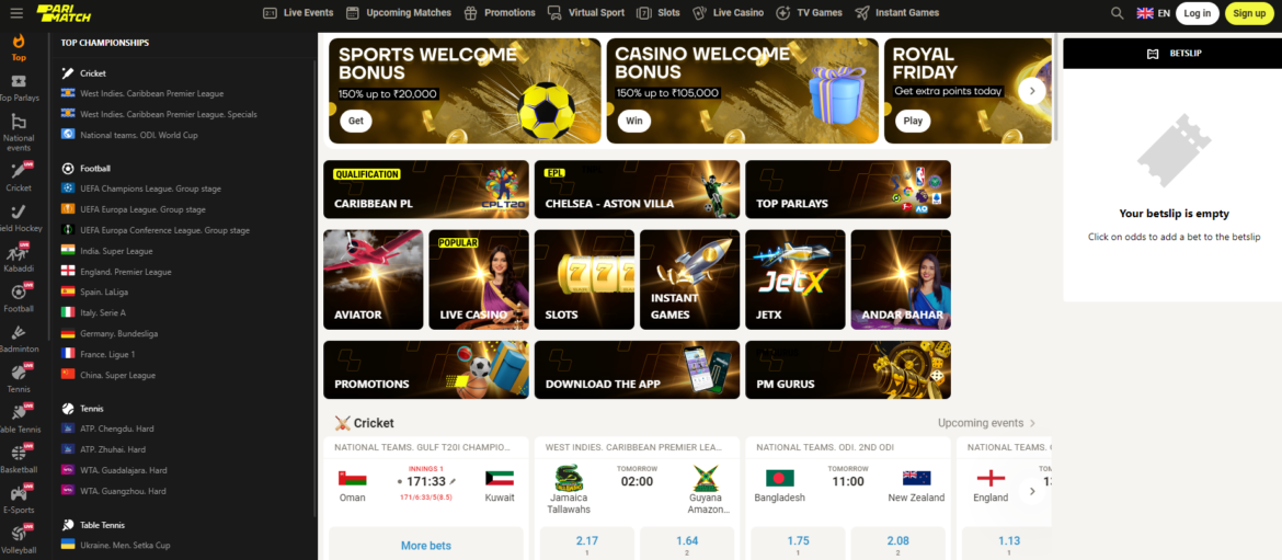 Parimatch - best bKash betting site in Bangladesh